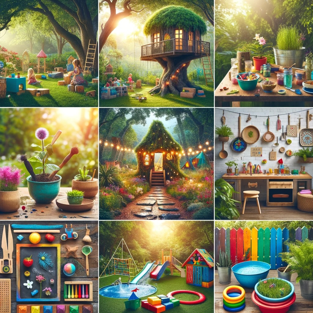10 Creative DIY Outdoor Play Spaces for Kids